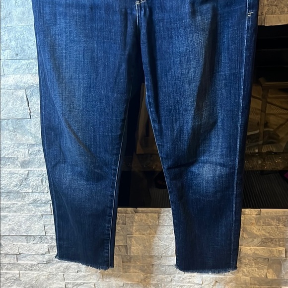 Frame Dark Wash Le Beau Crop Denim Jeans size 27 - Picture 7 of 13